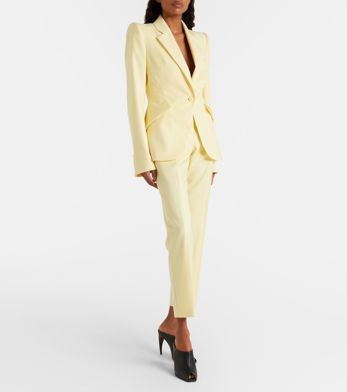 McQueen Cropped straight pants