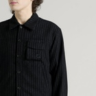 Gander Men's Peninne Shirt in Black Pinstripe