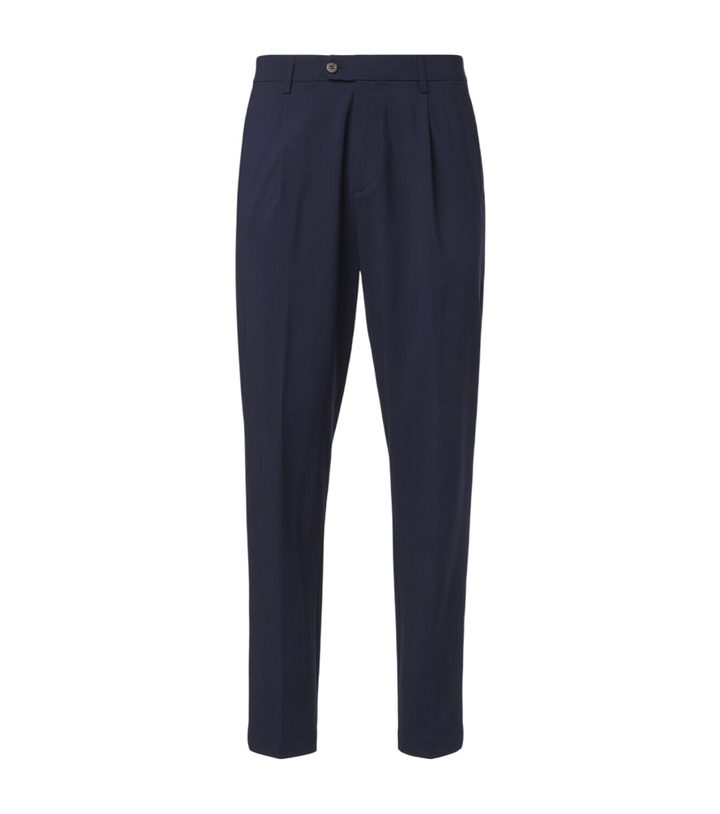 Photo: Eleventy Wool-blend straight pants