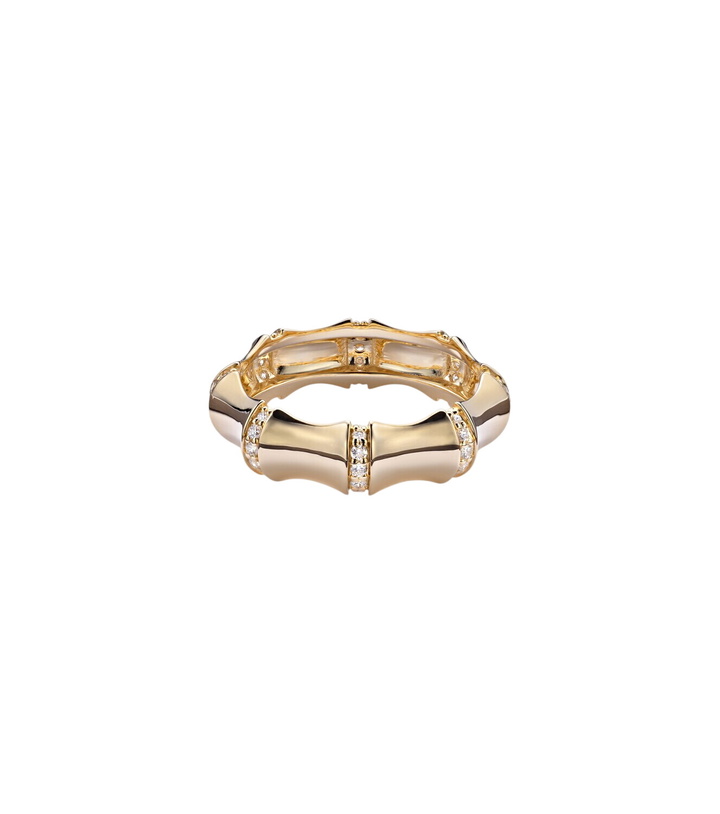 Photo: Stone and Strand Bamboo Resort 14kt gold (585/1000) ring with diamonds
