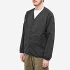 Nanamica Men's ALPHADRY Cardigan in Black