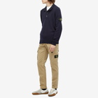 Stone Island Men's Brushed Cotton Canvas Cargo Pants in Biscuit