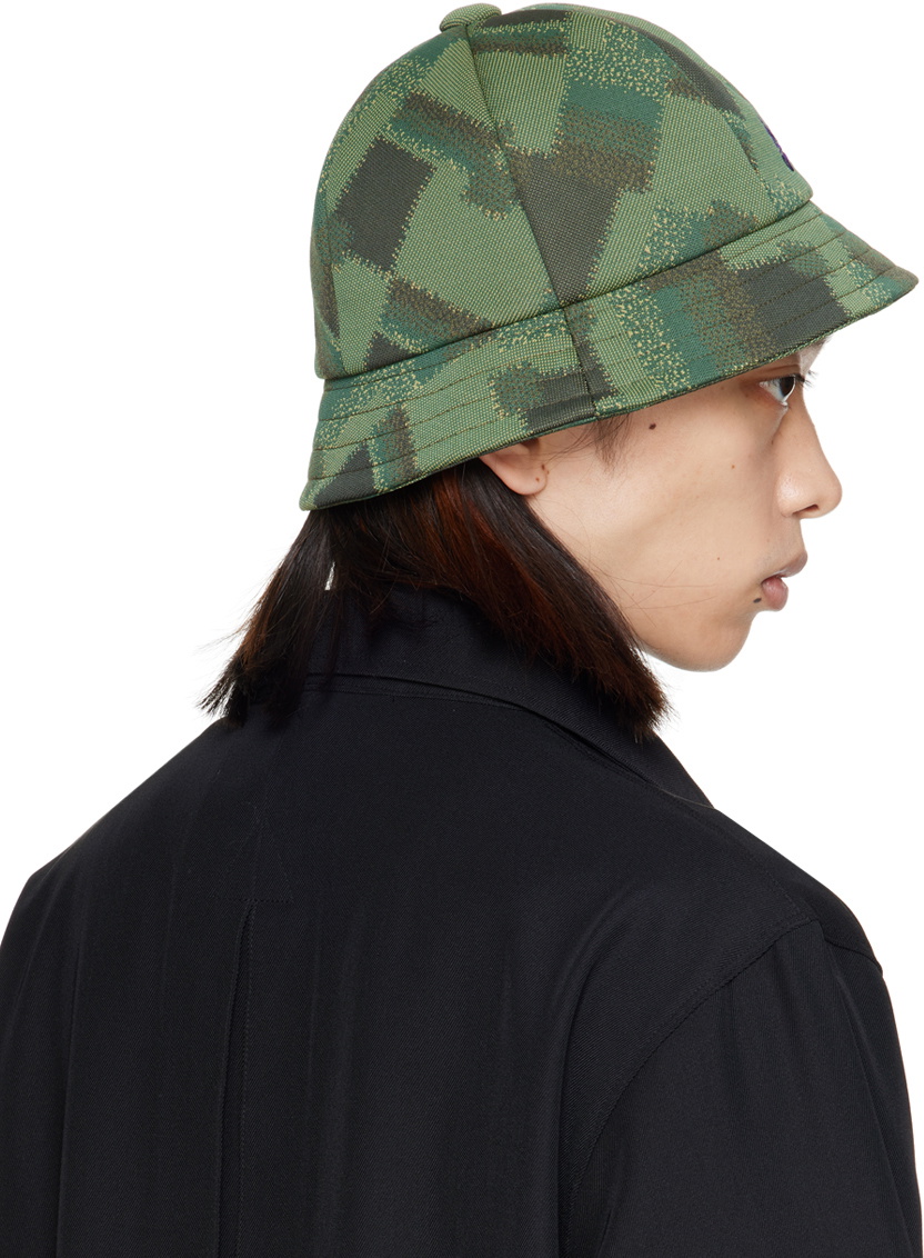 KITH × NEEDLES Bermuda Bucket Cap Msize NEEDLES Green Bermuda Bucket Hat Needles