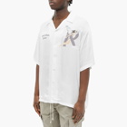 Represent Men's Storms In Heaven Satin Shirt in Flat White