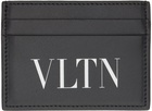 Valentino Garavani Black VLTN Card Holder