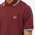 Fred Perry Authentic Men's Reissues Original T in Maroon/White/Ice