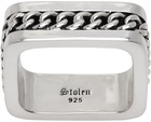 Stolen Girlfriends Club Silver Sunken Chain Ring