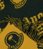 Moncler Genius - 8 Moncler Palm Angels logo wool scarf