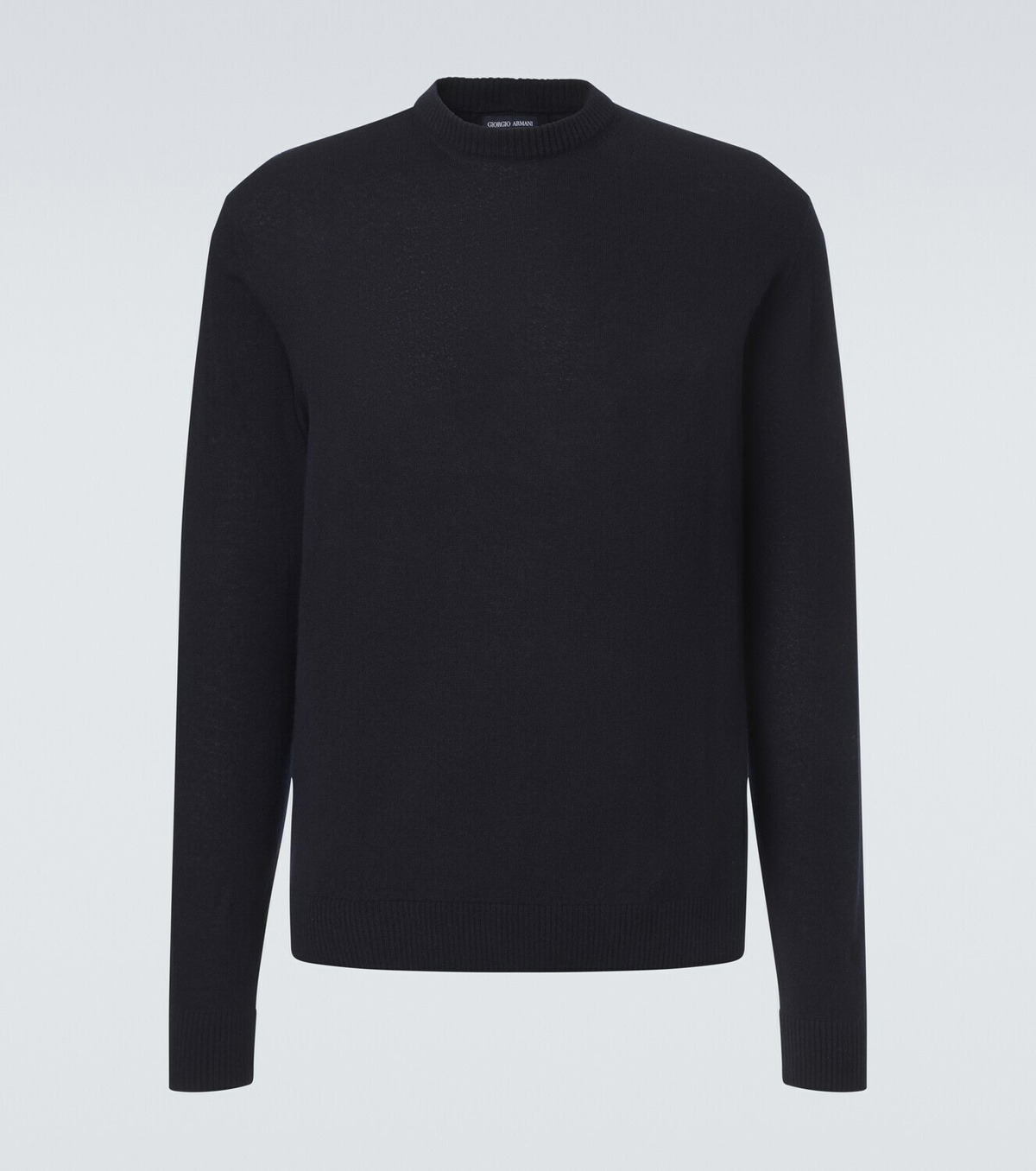 Giorgio Armani x Alanui cashmere and silk polo shirt