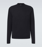 Giorgio Armani x Alanui cashmere and silk polo shirt