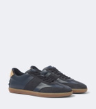 Tod's Tabs leather and suede sneakers