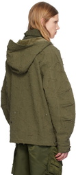 Andersson Bell Khaki Lace-Up Hoodie