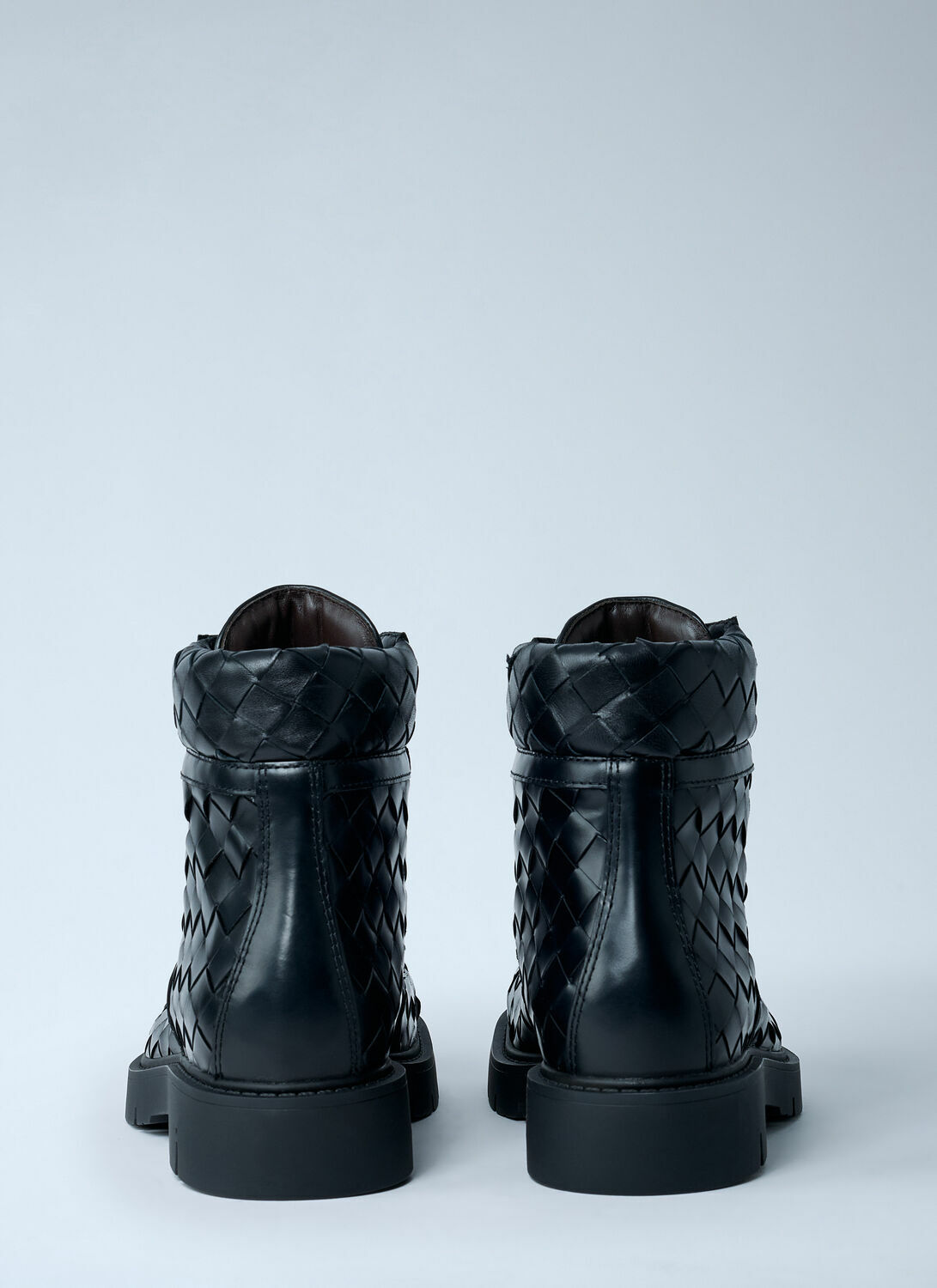 Bottega Veneta Haddock Lace-Up Ankle Boots
