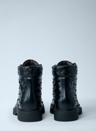 Bottega Veneta Haddock Lace-Up Ankle Boots