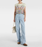 Etro Printed cotton T-shirt