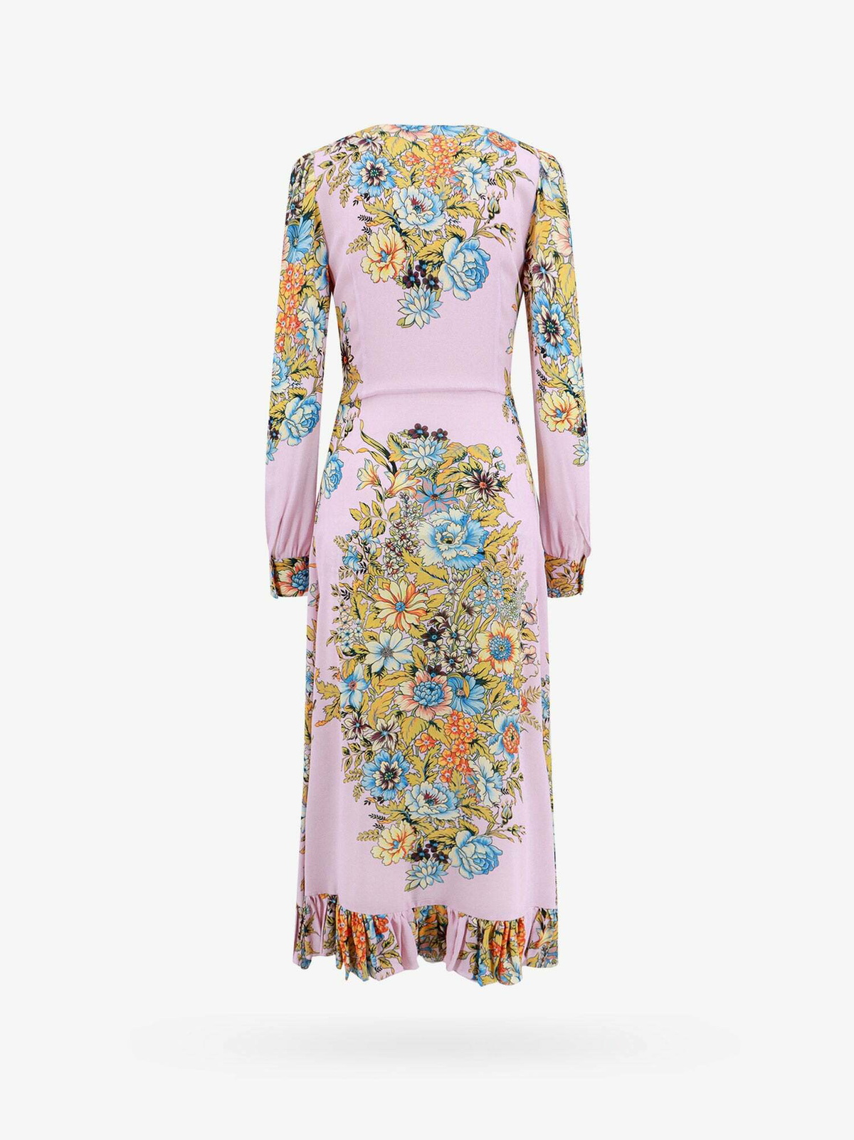 open lace back dress WW39457] Etro