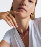 Suzanne Kalan Infinite 18kt rose gold beaded necklace with spinels and diamonds