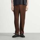Homme Plissé Issey Miyake Men's Pleat Pant in Anchor Brown