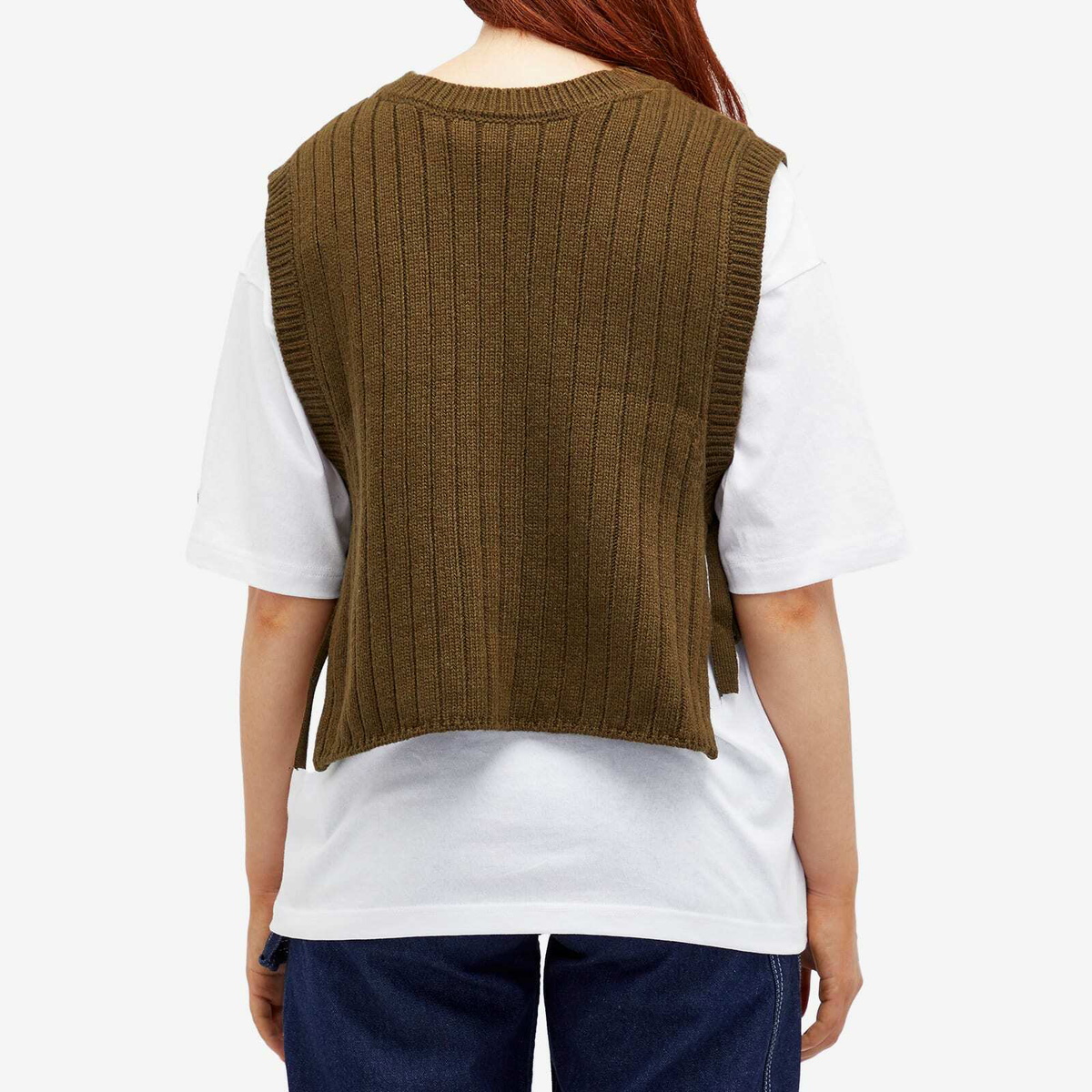 Beams Boy Women's G. Alan Vest in Olive 