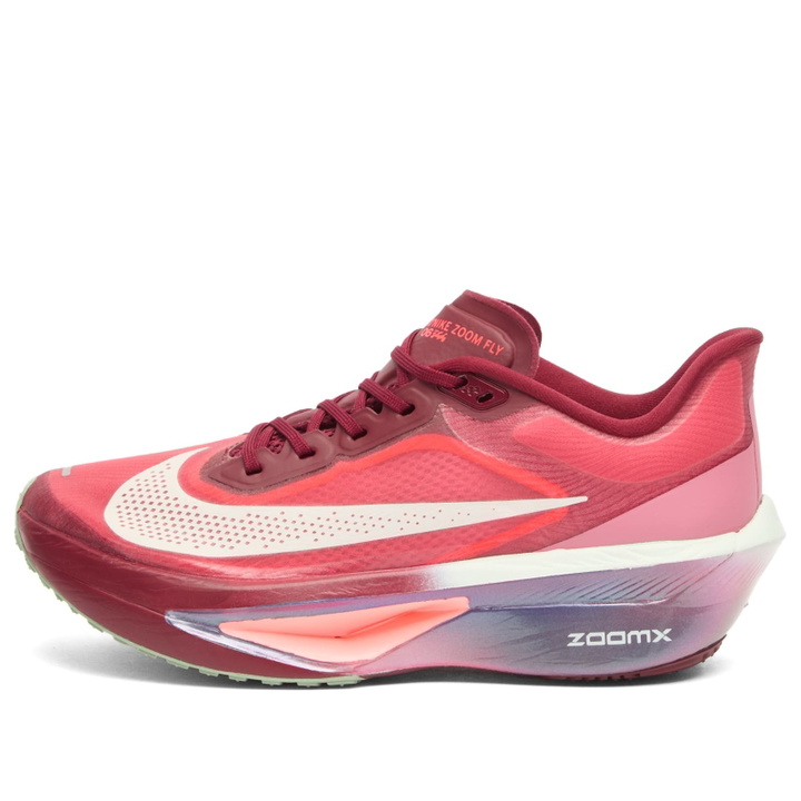 Photo: Nike Running Women's Nike Zoom Fly 6 Sneaker in Team Red/Barely Green/Atomic Pink