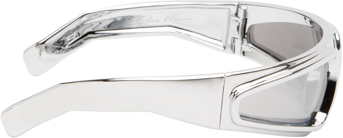 Rick Owens Silver Ryder Sunglasses