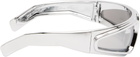 Rick Owens Silver Ryder Sunglasses