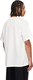 YOHJI YAMAMOTO Off-White 30/- Combed Plain Stitch Short Sleeve T-shirt