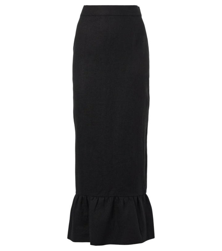 Photo: Posse Matilda tiered linen pencil skirt