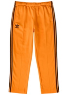Adidas X Wales Bonner Striped Straight-leg Jersey Track Pants Orange