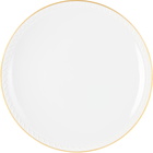 L'OBJET White Neptune Dinner Plate