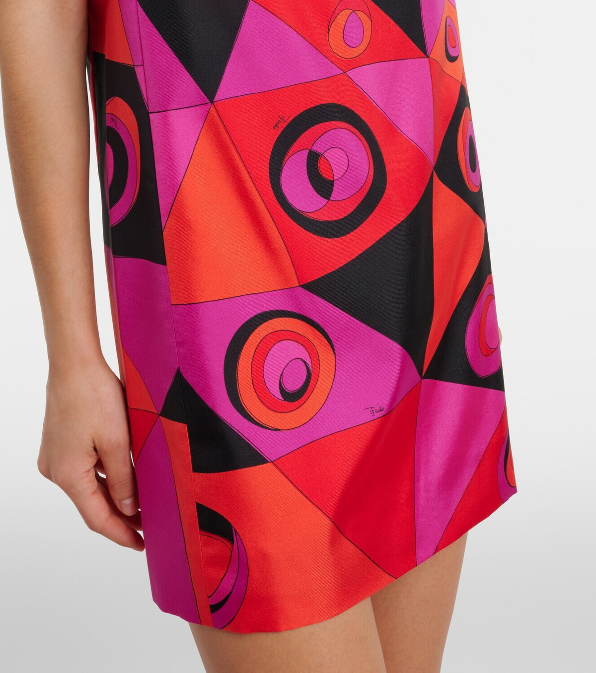 Pucci Occhi silk twill minidress