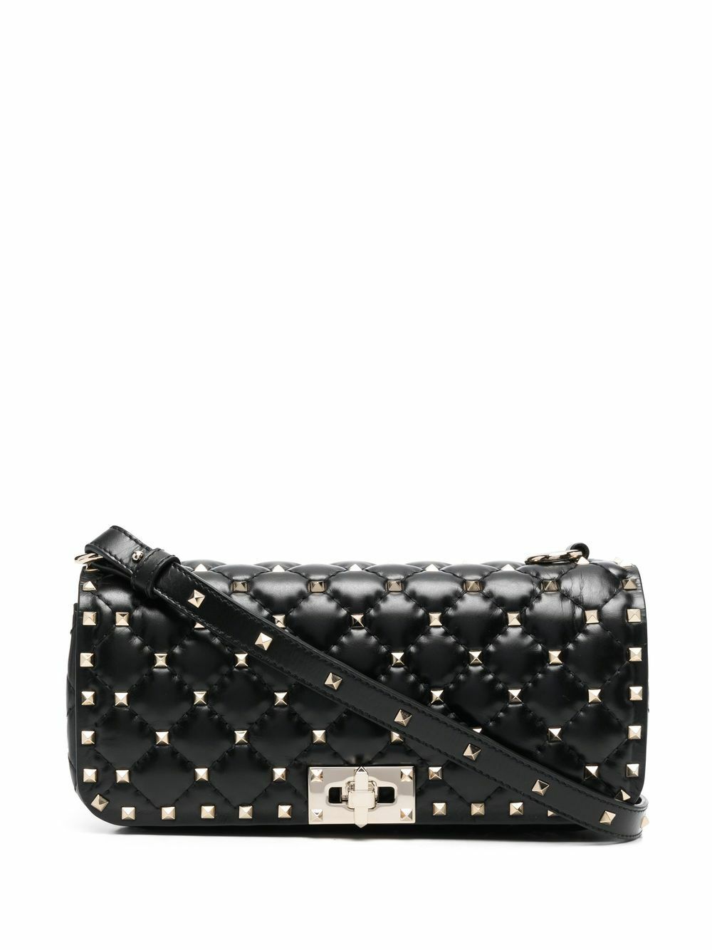 VALENTINO GARAVANI Rockstud Spike Leather Shoulder Bag Valentino Garavani