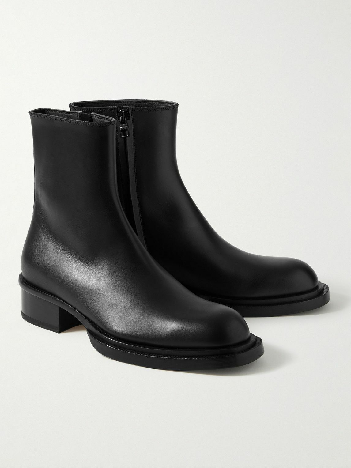 alexander mcqueen boots black