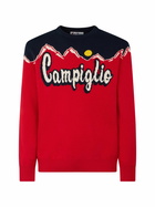 MC2 Saint Barth Man Crewneck Sweater With Campiglio Sun Jacquard
