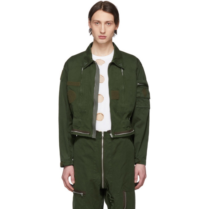 Photo: Maison Margiela Green Zipper Jacket