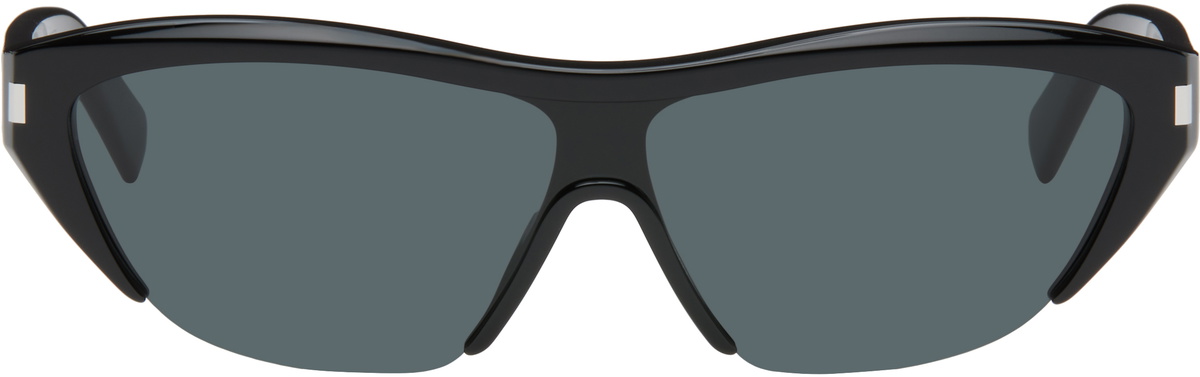サングラス SAINT LAURENT BLACK ACETATE SL 704 SUNGLASSES Saint Laurent SL 704 001 - Black Sunglasses for Woman