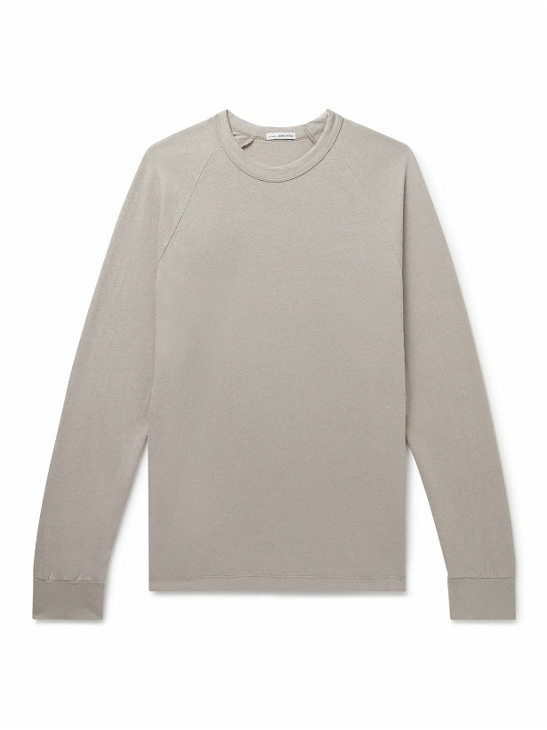 Photo: James Perse - Cotton and Linen-Blend Jersey T-Shirt - Gray