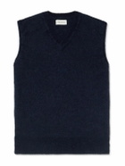 Oliver Spencer - Graves Knitted Sweater Vest - Blue