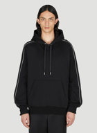 Dolce & Gabbana - Logo Trim Hooded Sweatshirt in Black