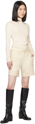 Helmut Lang Off-White Mini Car Shorts