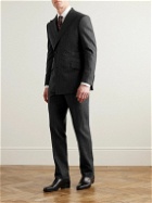 Kingsman - Tapered Pinstriped Wool Suit Trousers - Gray