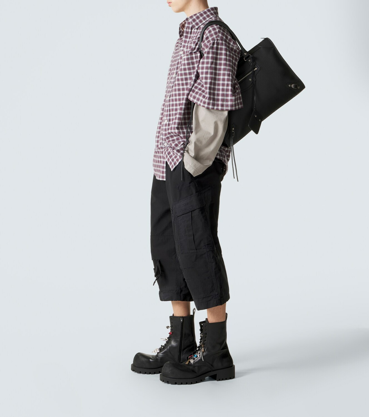 Balenciaga Le City Business leather duffel bag