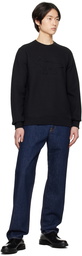 Maison Kitsuné Black Contour Fox Sweatshirt