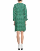 Manila Grace Womens Midi dress in Green