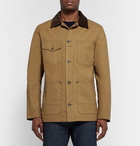 rag & bone - Colour-Block Suede-Trimmed Waxed-Cotton Chore Jacket - Tan