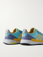 adidas Consortium - Human Made Questar Suede and Mesh Sneakers - Blue