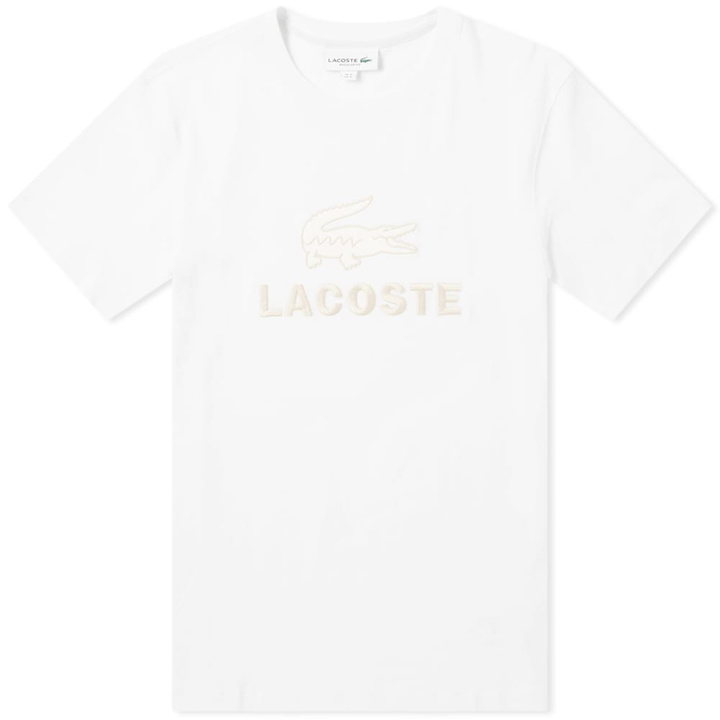 Photo: Lacoste Embroidered Logo Tee