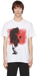 Alexander McQueen White Punk Skull Oversize T-Shirt