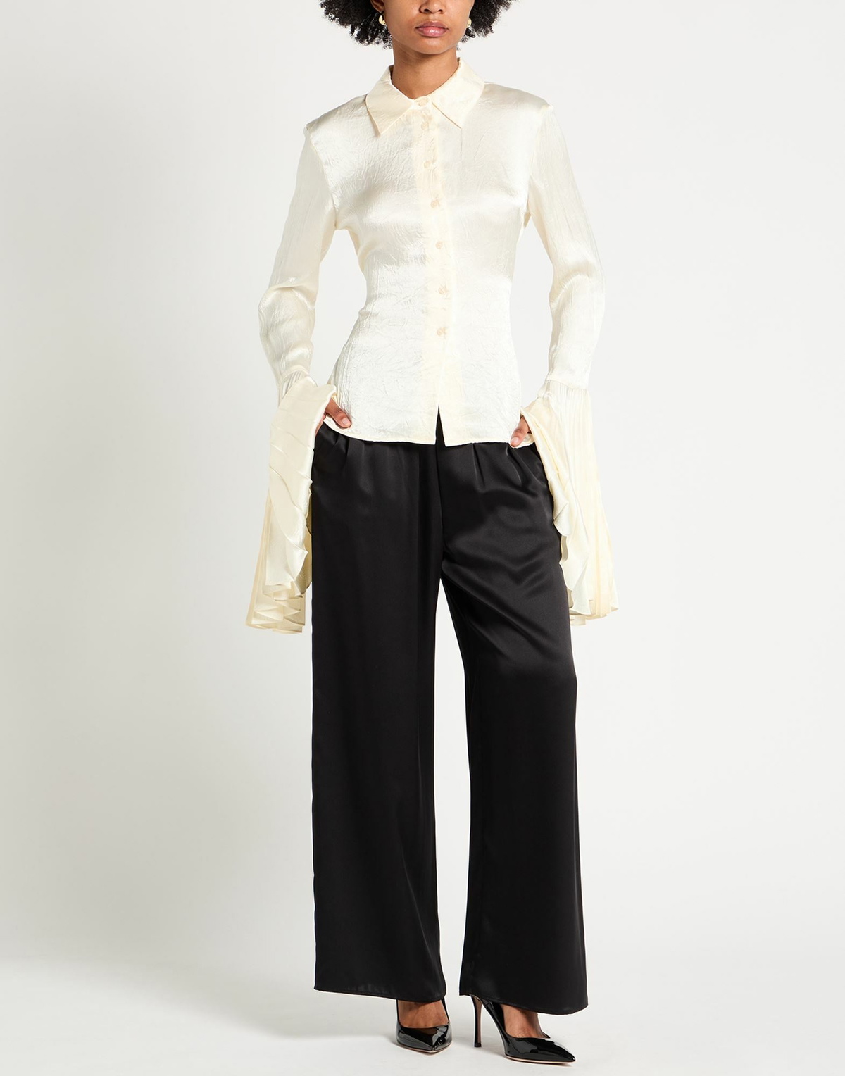 A. w.a. k.e. Mode Womens Shirt Pastel in Yellow