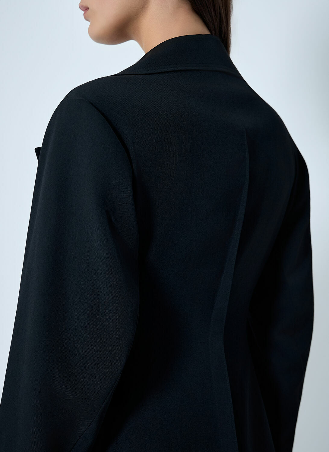 Yohji Yamamoto Paneled Flare Coat